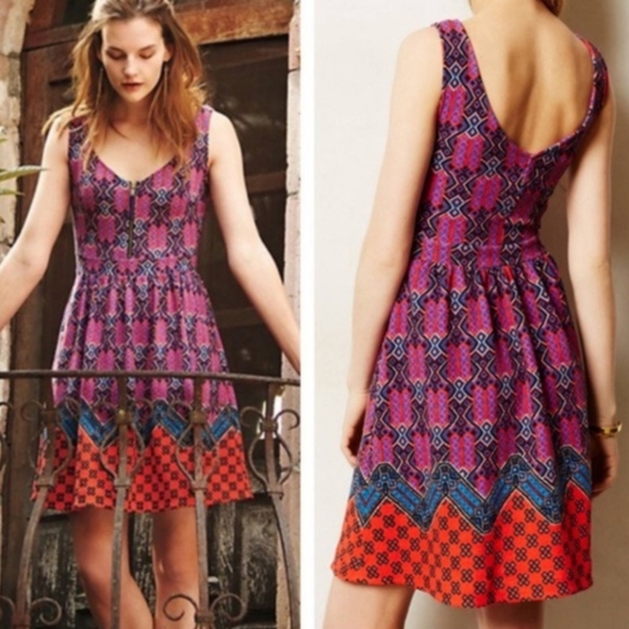 Maeve Anthropologie Amapola tank dress sz 4 - Picture 1 of 11